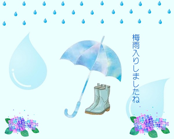 梅雨入りです!!